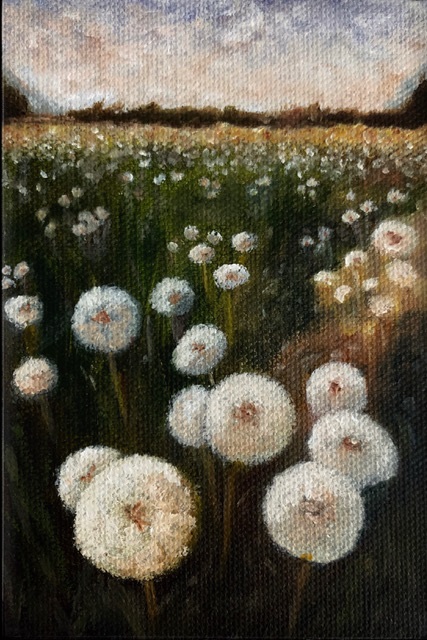 “Field of Wishes,” a painting by Riverside artist and Marine...