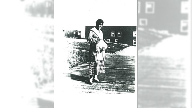 Willa Bruce, the original owner of Bruce's Beach, circa 1920 in front of her beach resort. Bruce's Beach was the only ocean access point for Black people in Los Angeles at the time. (Courtesy Jan Dennis)