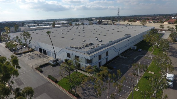 A 170,692-square-foot warehouse in La Palma recently leased by apparel...