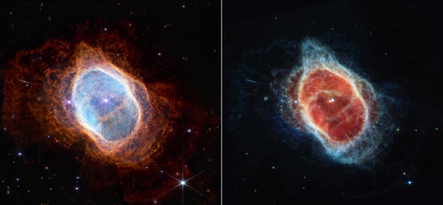 This combo of images released by NASA on Tuesday, July...