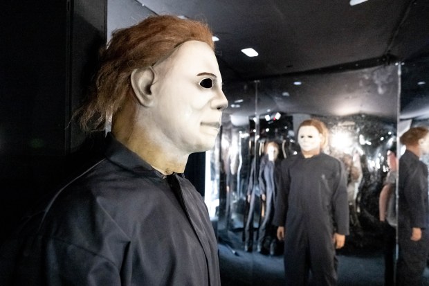 A room full of mirrors and Michael Myers doubles in...